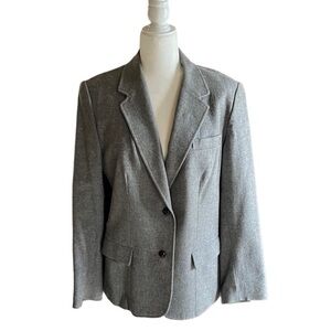 Coatree Vintage Gray Wool Blazer Coat Jacket Size L